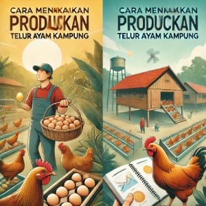 Cara Meningkatkan Produksi Telur Ayam Kampung